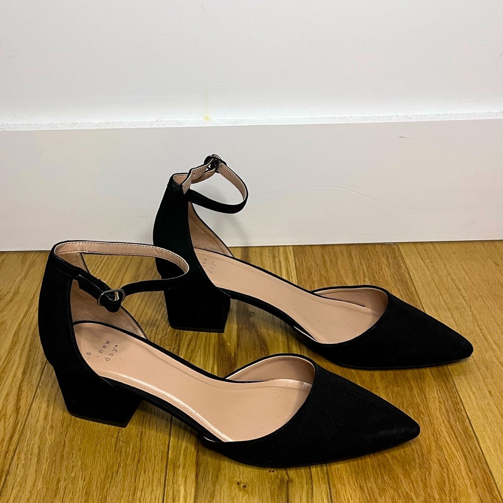 Low chunky work heel